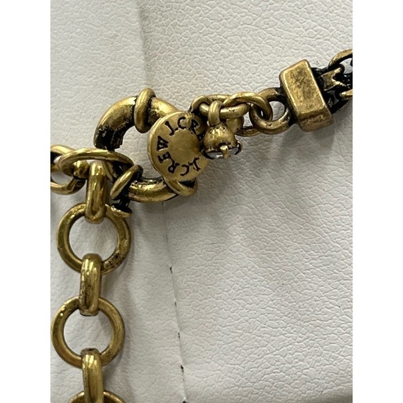 J. Crew Faceted Multi-Shaped Rhinestone Stacked 3D Prong set Necklace on ebay - Picture 11 of 14